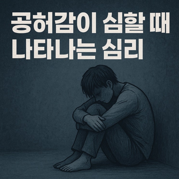  공허감이 심할 때 나타나는 심리 | 마음이 비어있는 이유와 회복하는 법 (2025 최신판)