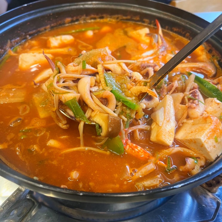  인천 송도 맛집 순대국 홍가네사골국밥 오징어찌개
