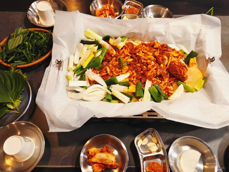  부천 신중동 맛집 신중동역 오리주물럭 "주물공장 부천신중동역본점"
