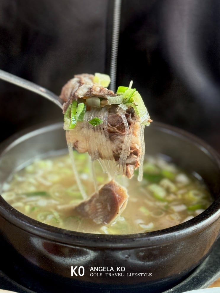  고양한우곰탕 대호단양cc 아침 맛집 추천 곰탕 국물 최고!