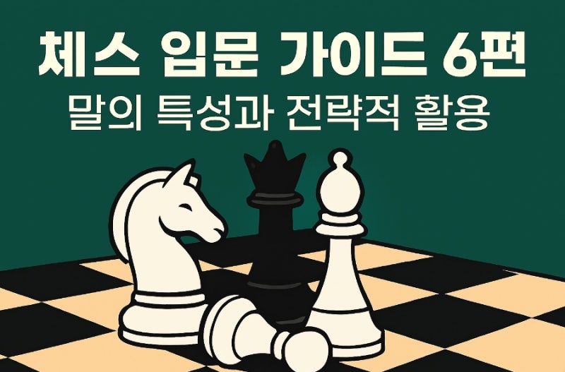 체스 입문 가이드 6편: 말의 특성과 전략적 활용