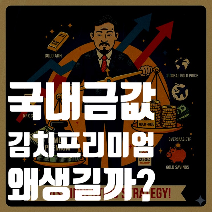  국내 금값 '김치 프리미엄' 심화, 현명한 투자 전략은? KRX 금시장부터 ETF까지 총정리(2025년 10월 최신 정보)