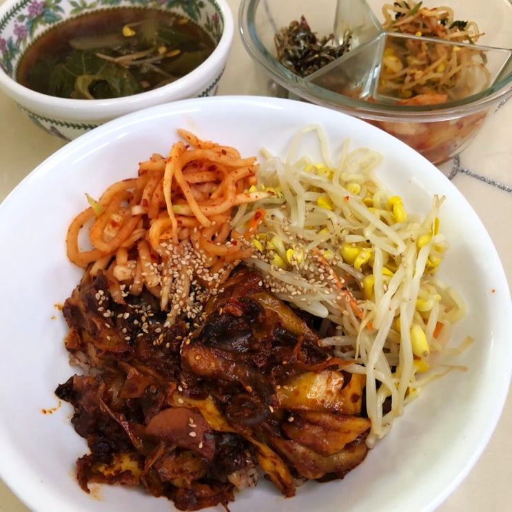  인천 도림동 맛집 산천쭈꾸미 포장 배달 후기