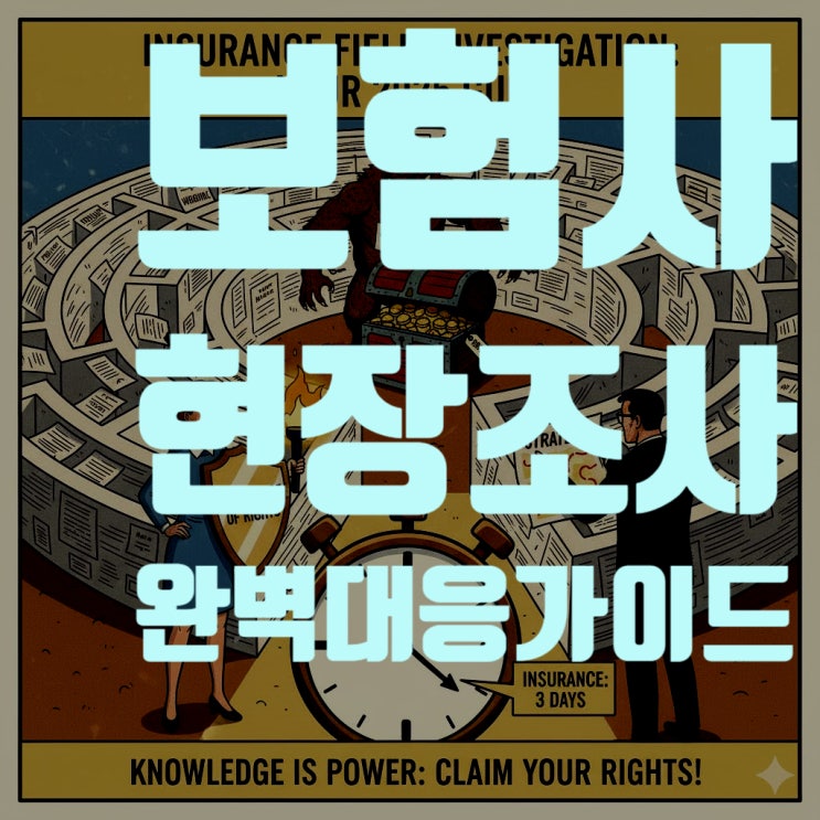  보험사 현장조사 연락, 받으셨나요? 당황하지 마세요. 보험사 현장조사 완벽 대응 가이드 (2025 최신판)