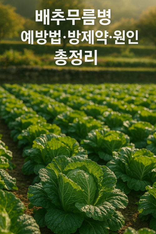 배추무름병 예방법·방제약·원인 총정리