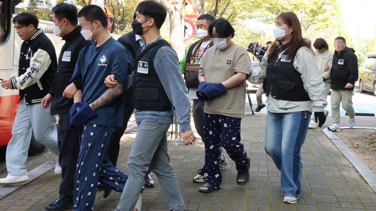 <b>캄보디아 송환</b> 피의자 45명 전원 <b>구속</b>, 해외 사기 조직 수사... 