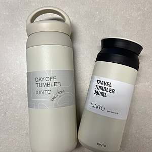 사무실 텀블러 추천, 킨토 텀블러 500ml와 350ml 비교