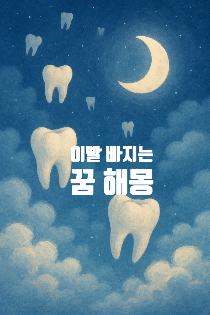 이빨 여러개 빠지는 꿈 해몽 (하나, 앞니, 어금니, 썩은이)