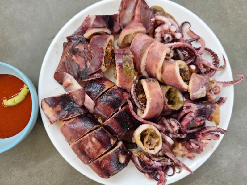 오징어통찜 레시피 녹진한 내장까지 올바른푸드 총알오징어