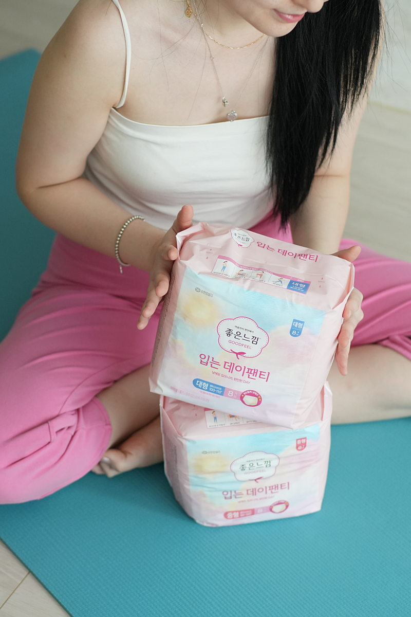 좋은느낌 입는데이팬티 낮에도 안심 심리스 입는 생리대