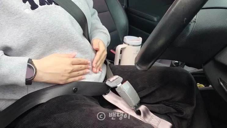  임산부선물 세이프마마 안전벨트 27주차 임산부의 실제 사용후기