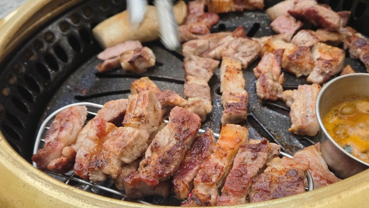  신도림 회식 서울안심축산 테크노마트점 삼겹살 맛집, 된장술밥