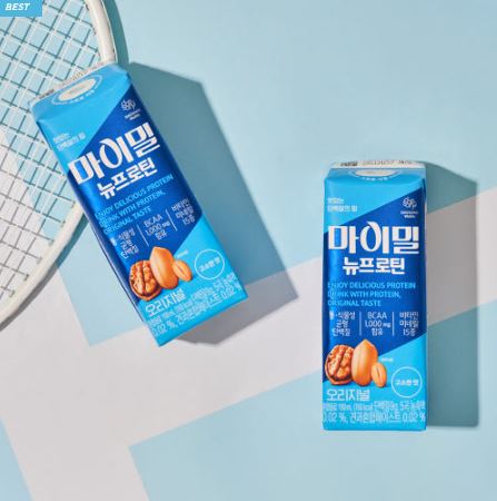 “한 병으로 간편하게! ‘마이밀 뉴프로틴 오리지널 190 mL 30팩+30팩 – 동·식물성 단백질 5:5 균형으로 하루를 든든하게”