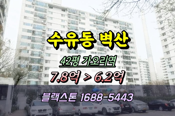  수유동 벽산아파트 경매 42평형 2025타경12117