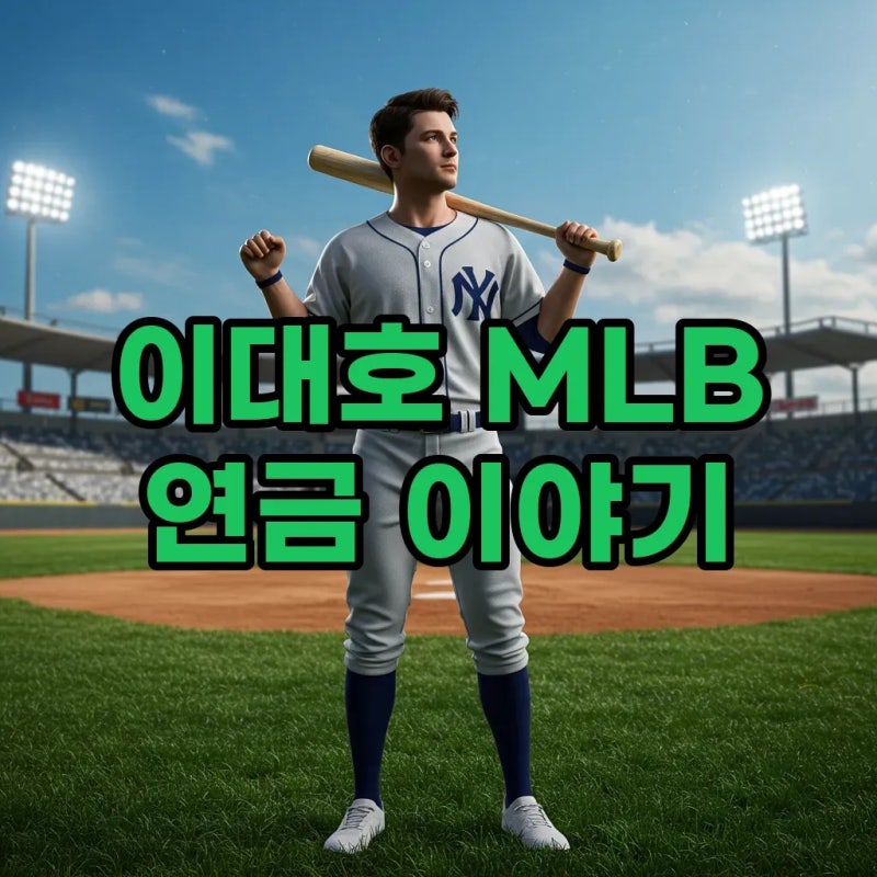 이대호 메이저리그 연금 혜택 평생! 단 1년 활동으로 누리는 놀라운 복지