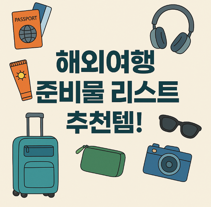  해외여행 준비물 리스트 동남아 물놀이 버젼! 추천템 환전팁까지!