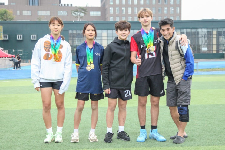  칭다오 QISN 육상대회에서 빛난 QAIS 학생들! 금메달 5개 포함 총 9개 메달 획득