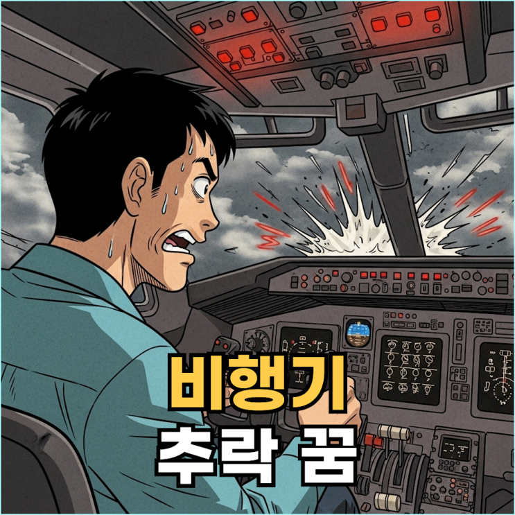  비행기 추락 꿈 해몽, 당신의 '야망'이 통제 불능 상태라는 무의식의 긴급 경고입니다