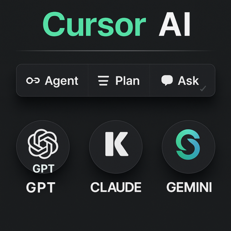   Cursor AI 완전 정복 가이드 — Agent · Plan · Ask 모드 & AI 모델 비교 총정리 (2025 최신판)