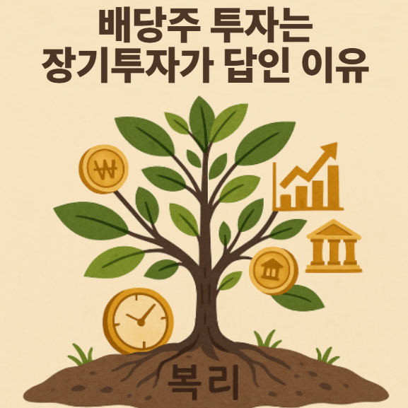  배당주 투자는 무조건 장기투자가 답인 이유
