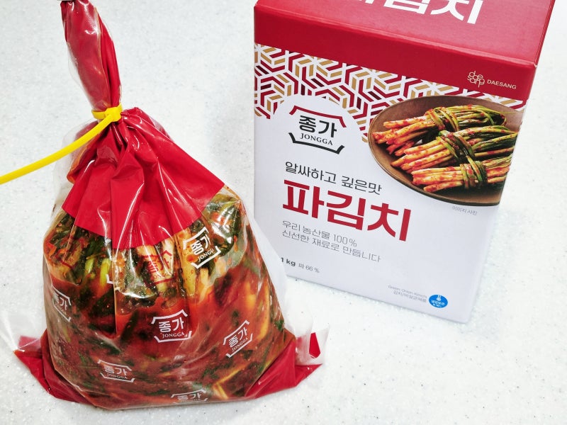 적당히 알싸하고 무난하게 먹을 수 있는 코스트코 종가집 파김치