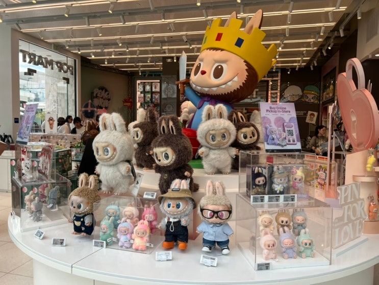  미국 LA여행 팝마트 POP MART 라부부 키링 인형 종류 가격