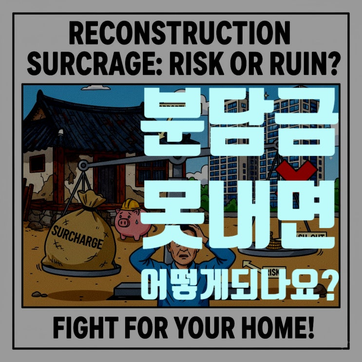  재건축·재개발 분담금, 납부 못 하면 어떻게 되나요? 분담금 미납 A to Z: 내용증명부터 가압류, 최종 현금청산까지의 모든 과정