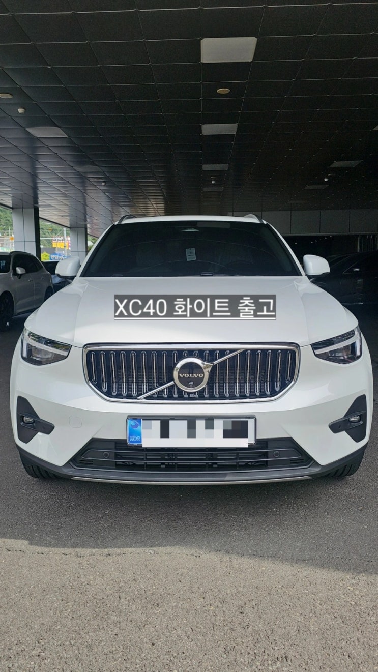  창원 볼보 전시장 XC40 화이트 출고 볼보 이재훈 대리