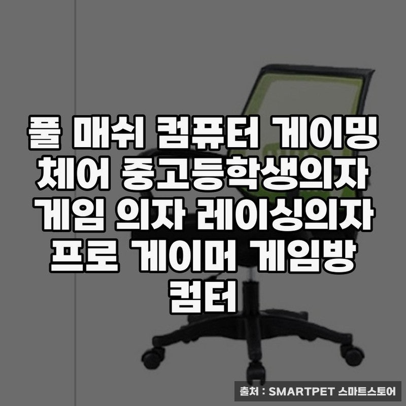 중고등학생도 만족하는 게이밍의자 추천