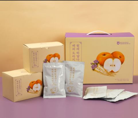  “순수 국산 재료로 만든 건강한 하루 한 잔 – ️ 힘가네 도라지배즙 1박스(80 ml × 40개입)”