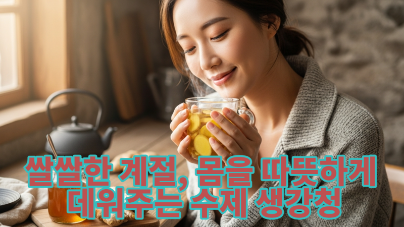 쌀쌀한 계절, 몸을 따뜻하게 데워주는 수제 생강청 만들기 대작전!