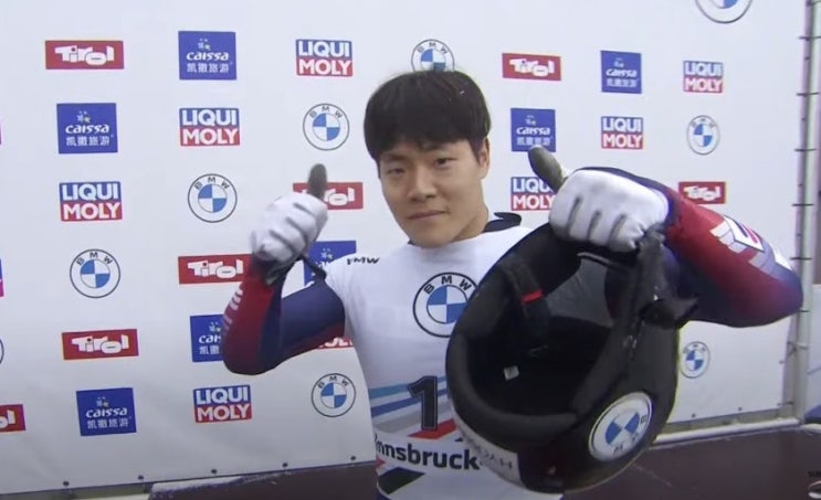 스켈레톤 중계 국가대표팀 <b>정승기</b>, 허리 부상 딛고 올림픽... 