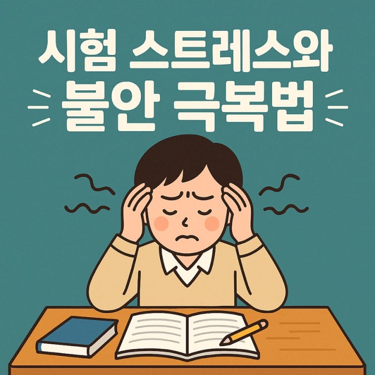 시험 스트레스와 불안 극복법  마음 다스리면 성적도 오른다!