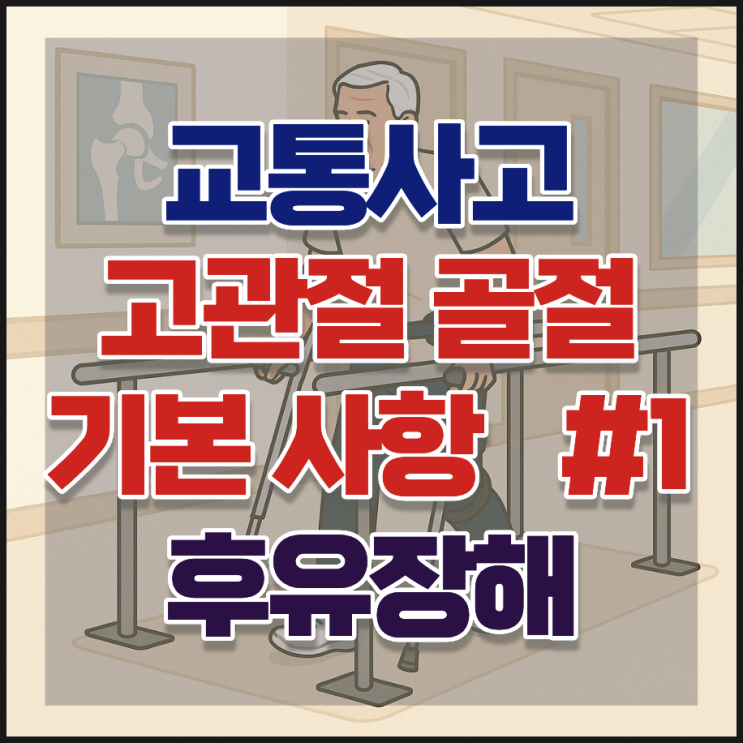  교통사고 고관절 골절 후유장해  1편