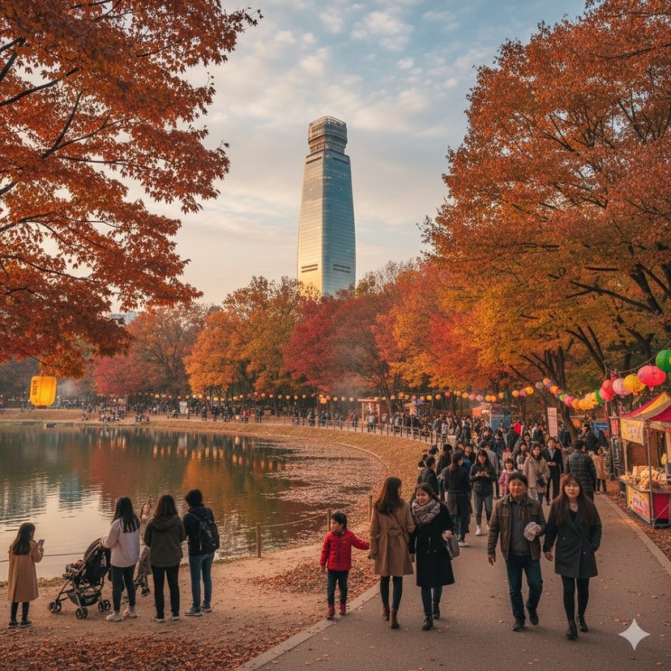  2025 석촌호수 단풍축제 기간 및 무료 주차 꿀팁