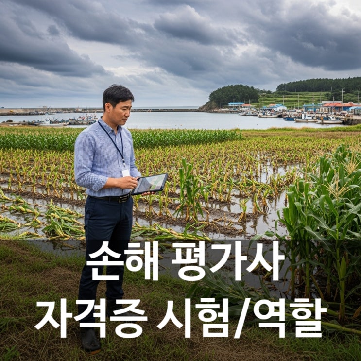 농어업 손해평가사: 자격증 시험정보 및 핵심 업무 연봉 소개