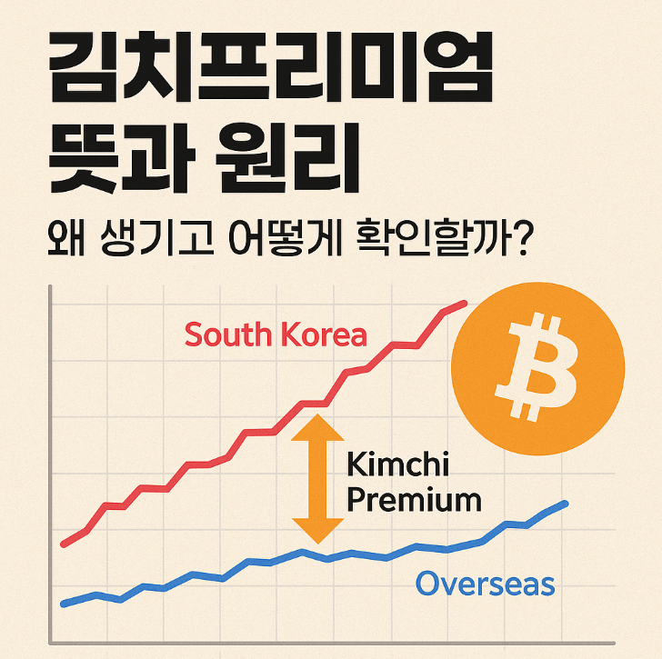  김치프리미엄 뜻 원리, 왜 생기고 어떻게 확인할까?