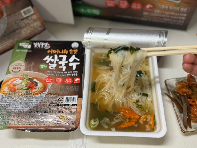 코스트코 백제 멸치 쌀국수 컵라면_한끼식사로 든든한 쌀국수