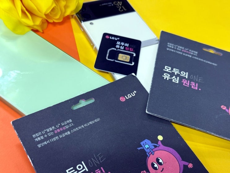  유플러스 알뜰폰 요금제 유심 교체 방법