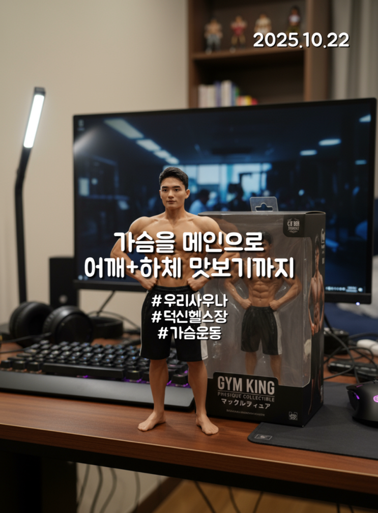  우리사우나 렉스코마스터 프로 떠나보내기전 마지막 가슴운동
