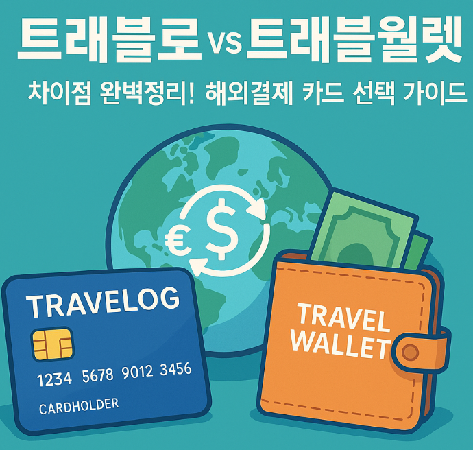  트래블로그 vs 트래블월렛 차이점 완벽정리! 해외결제 카드 선택 가이드