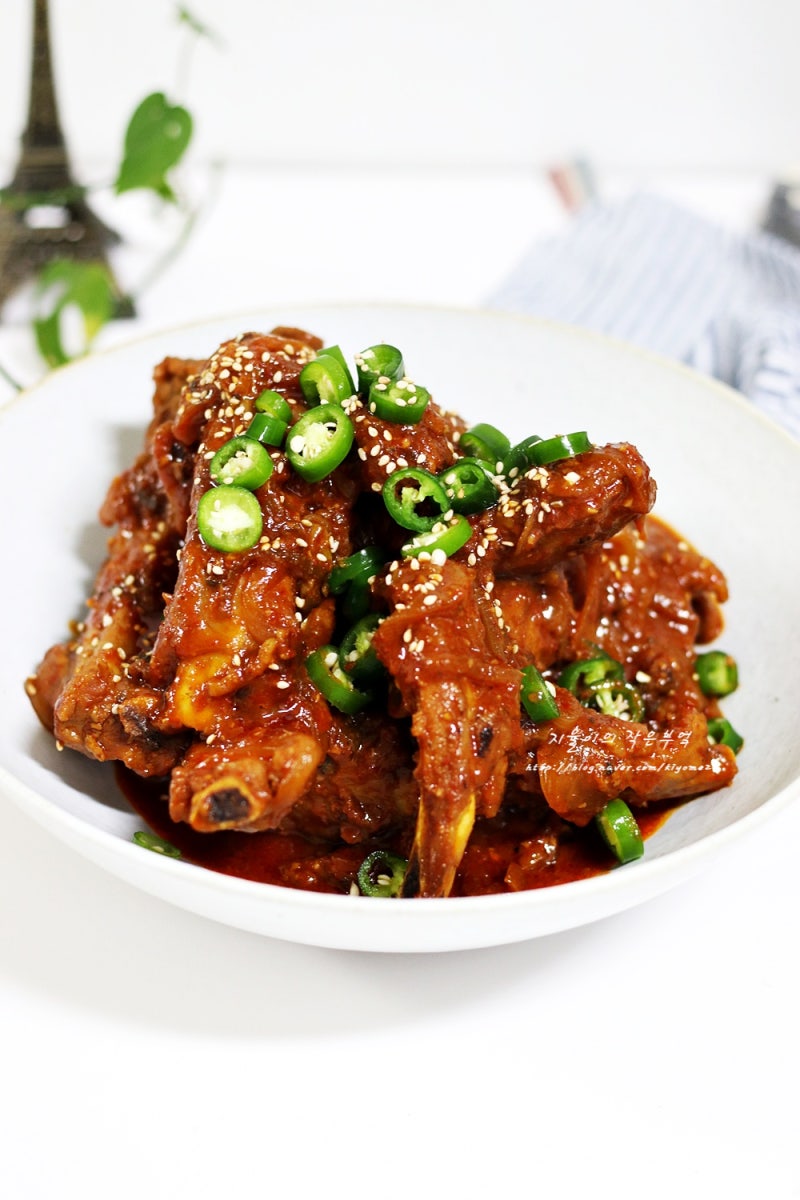 매운등갈비찜 편스토랑 류수영 등갈비찜레시피 매운등갈비요리
