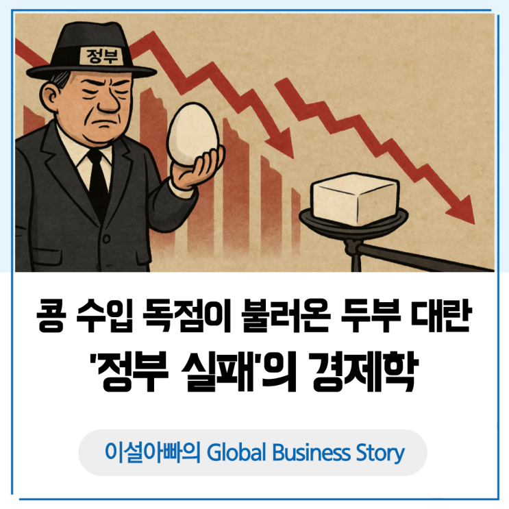  콩 수입 독점이 불러온 두부 대란, 정부 실패의 경제학