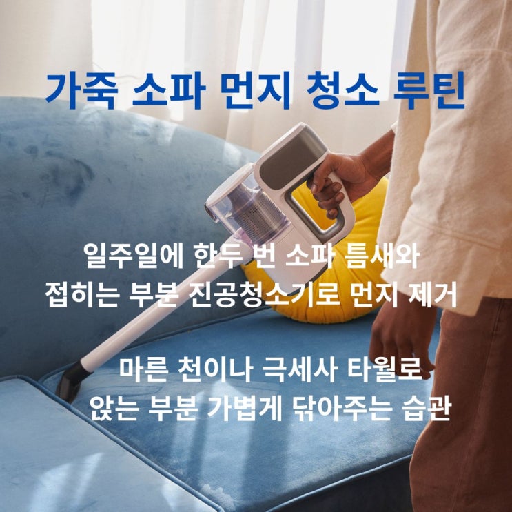  까다로운 가죽 소파, 청소 전문가인 저도 이렇게 청소하고 관리해요