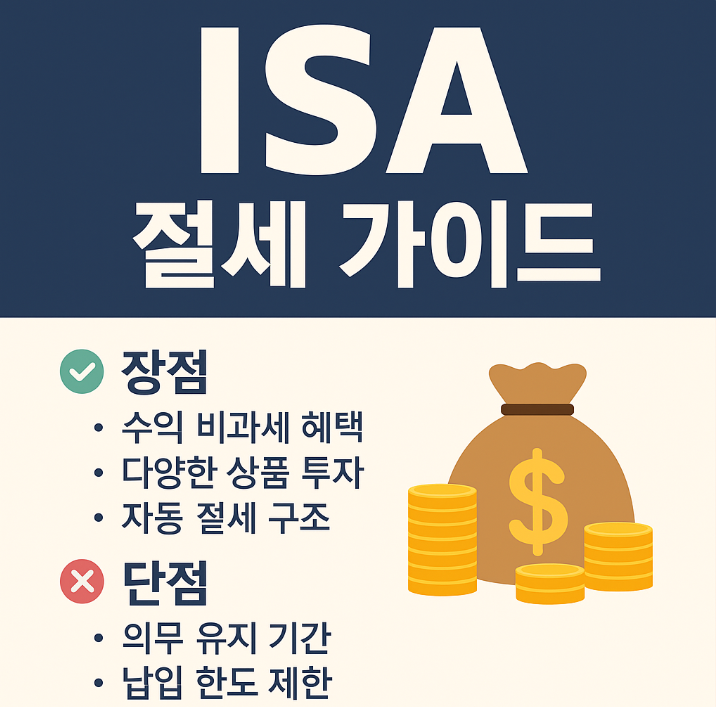  ISA 계좌 장점 단점 총정리｜절세 효과와 투자 활용법 완벽 가이드