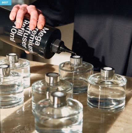  “헤트라스 메가 프리미엄 대용량 디퓨저 리필 1,010ml – 집·사무실 공간에 프리미엄 향기를 한 번에!”
