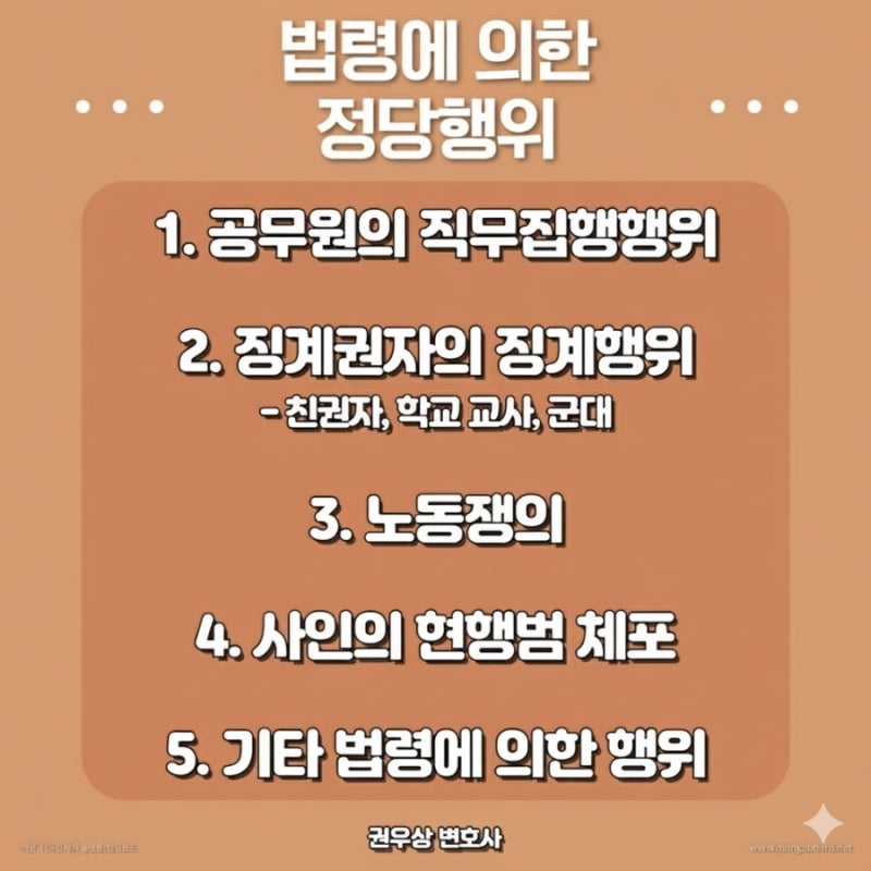 위법성 조각사유 정당행위 알아보기! ① 법령에 의한 정당행위 관련 이미지 3
