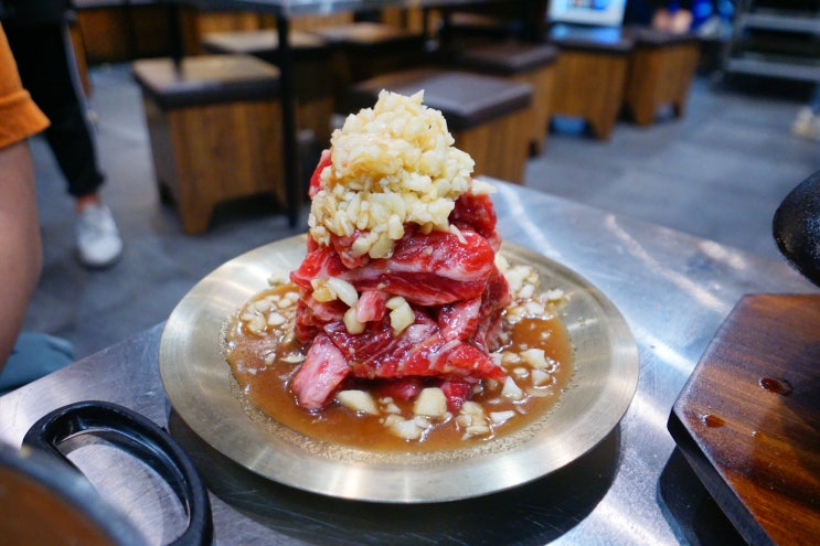  [오산대 맛집] 소주물 - 소고기 마늘 양념 구이