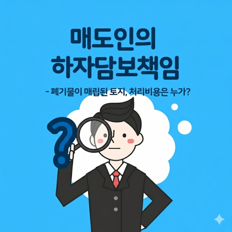 폐기물이 있는 땅에 대한 처리비용을 매도인에게 청구할 수 있을까? 관련 이미지 1