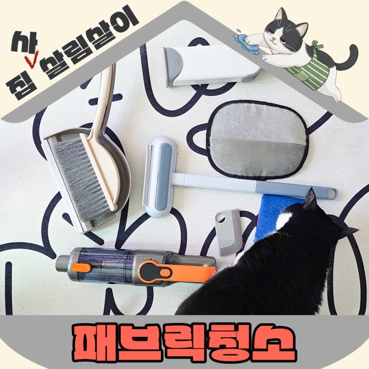  고양이집 패브릭 청소 도구부터 달라야해요 소재별 청소방법